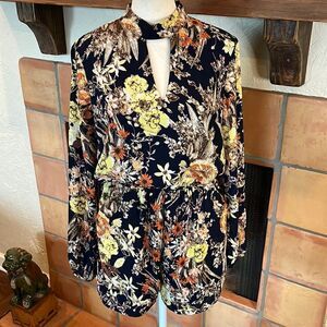 Lucca floral high neck romper, S!